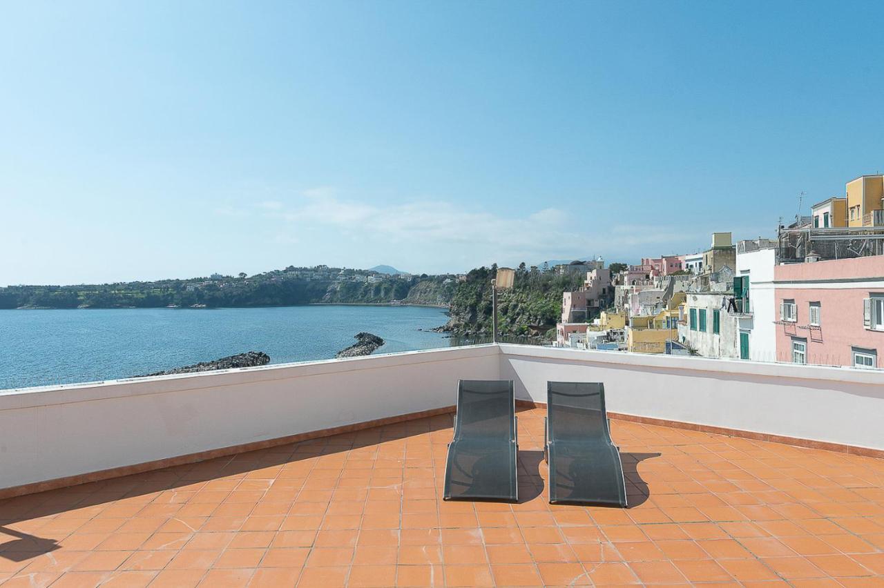 La Procidana House - Corricella Exlusive Terrace Vila Exterior foto